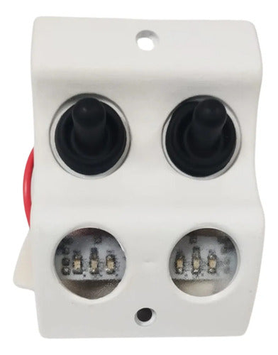 Painel Arieltek Branco 2 Funções Iluminado Barco Lancha