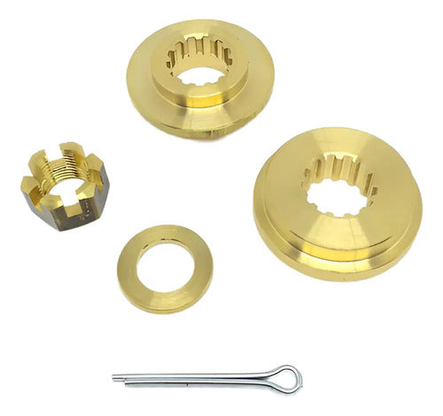 Espaçadores Encosto Porca Hélice Yamaha 40 / 55 E 60 4 Tem