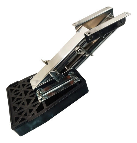Suporte Motor Popa Auxiliar Articulado Inox Até 20 Hp Barco