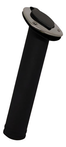 Par Porta Varas Caniço Trapézio Inox Abs Lancha Barco Pesca