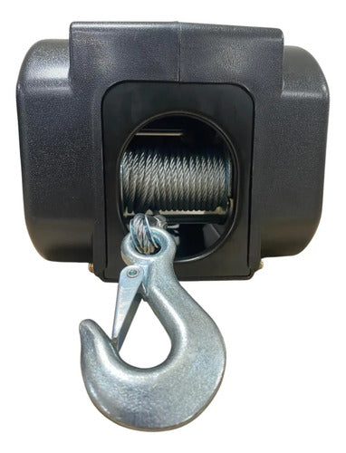 Guincho Elétrico 2000 Lbs 12v Para Carretinha Reboque Lancha 12v