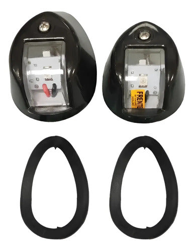Luz De Navegação Barcos Lanchas Led Selado Arieltek Preto