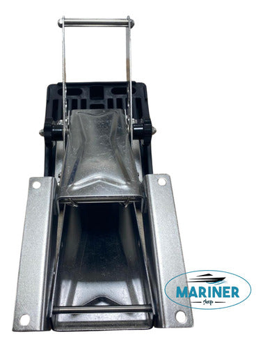 Suporte Inox Motor Popa Auxiliar Articulado Até 20 Hp Barco