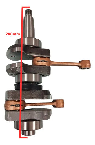 Virabrequim Motor Popa Suzuki 9,9hp E 15hp