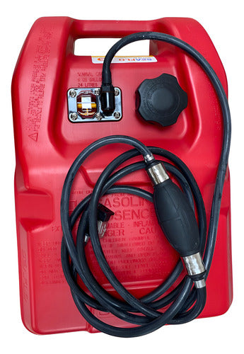 Tanque Combustível Motor Popa (24 L) C/ Medidor E Mangueira