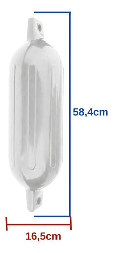Par Defensa Náutica Inflável G4 16,5cm X 58,4cm Barco Lancha