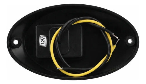Luz De Atracação E1479 Luz Branca 12v Preto Arieltek Branca