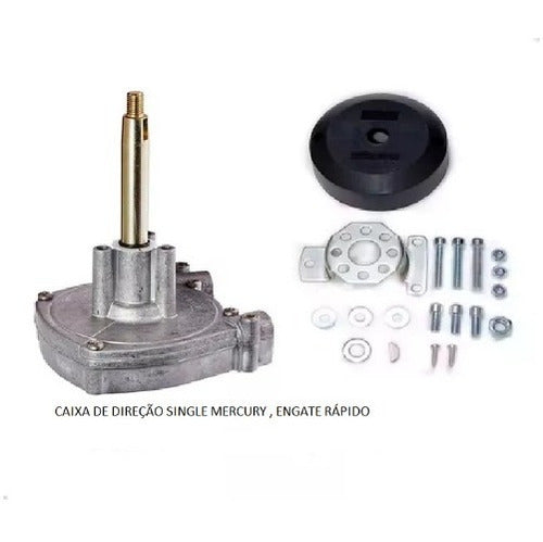 Caixa De Direção Single Quicksilver Mercury Barco Lancha