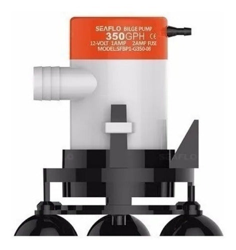 Bomba Aeradora Viveiro Horizontal 350gph 1325lph 12v Seaflo