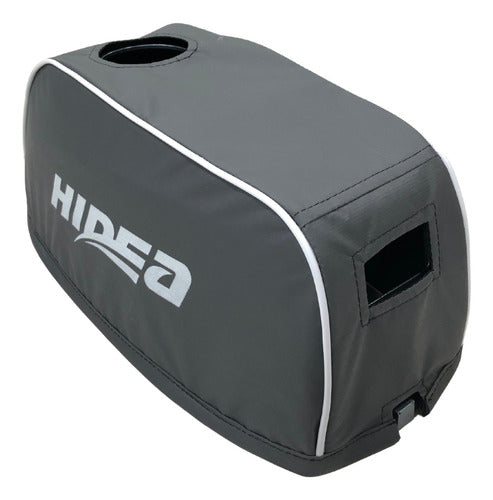 Capa Para Capô Motor De Popa Hidea 3 Hp Cinza