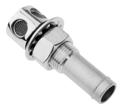 Respiro Reto P/ Tanque De Combustível 5/8 Aço Inox barco