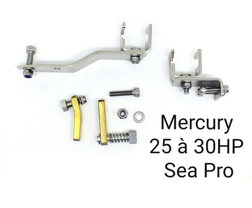 Comando Distância Motores Popa Mercury 25/30 + Kit Adaptação