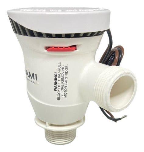 Bomba Aeradora Viveiro Rosca Curta 1.200 Gph 12v Tsunami
