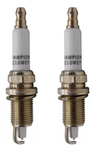 Kit 2 Velas De Ignição Champion Iridium Qc10wep Evinrude E-tec 40 250hp