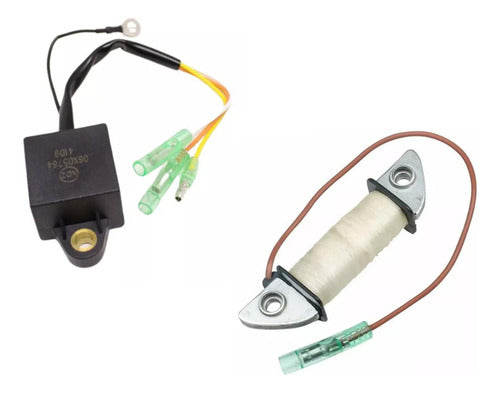 Caixa Ignição E Bobina De Carga Yamaha/hidea 4 Hp
