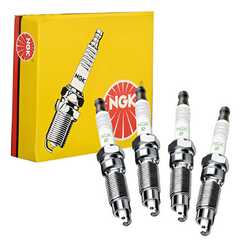 Kit 4 Velas Ignição Ngk Lfr5a11 Motor Popa Yamaha 90/115 Hp