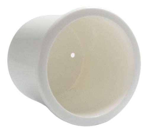 Kit 4 Porta Copos De Embutir Branco Para Barcos Lanchas