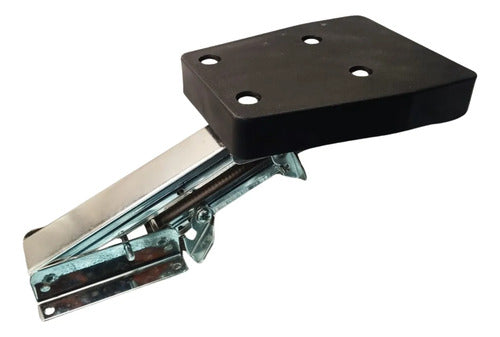 Suporte Motor Popa Auxiliar Articulado Inox Até 20 Hp Barco