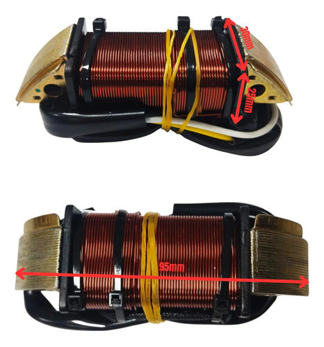 Bobina De Luz Motor Popa Mercury Super 15hp E 18hp