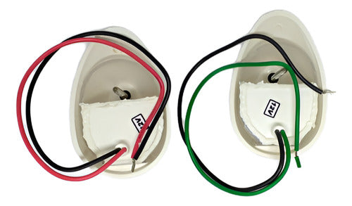 Luz De Navegação Barcos Lanchas Led Selado Branco Arieltek