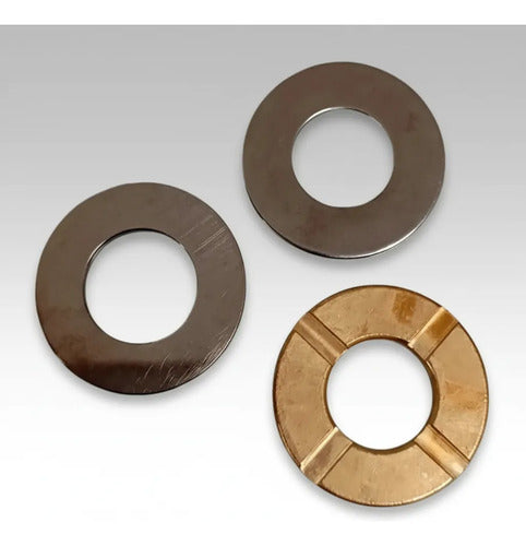 Kit Rolamento Axial Do Pinhão Motor Popa Yamaha 15hp Fm/dm