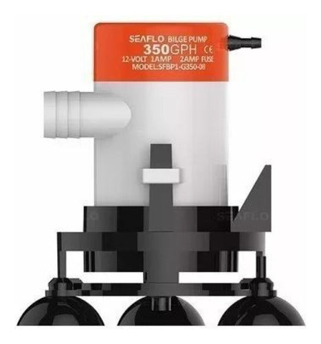 Bomba Aeradora Viveiro Vertical 350gph 1325lph 12v Seaflo