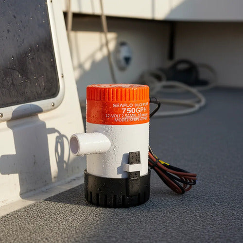 Bomba De Porão 750 Gph 12v 2839 Litros Por Hora Seaflo