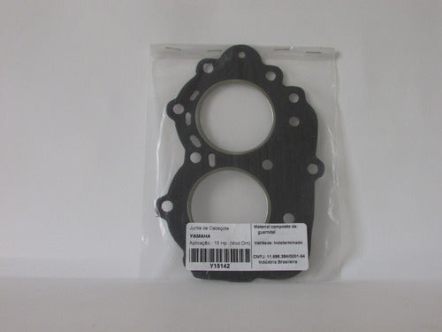 Junta Cabeçote Motor Popa Yamaha 8 Hp Mod E.E