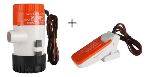 Bomba De Porão 500 Gph 12v + Automático Seaflo