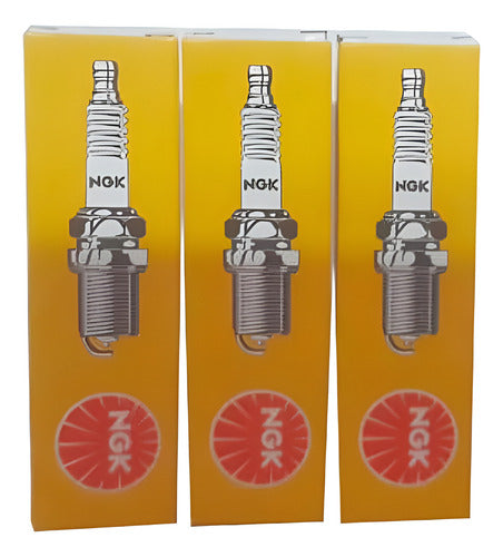 Kit 3 Velas De Ignição Motor Popa Yamaha 2t 60hp/70hp/85hp/90hp/06
