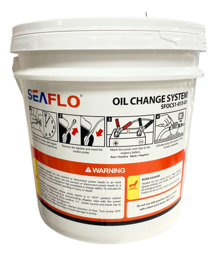 Kit Transferência De Óleo Bomba De Pressurização 1,5gpm 12v Seaflo