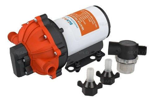 Bomba de Pressurização 5,0 GPM 12V 18,9L/Min 15A 60psi 51S Seaflo
