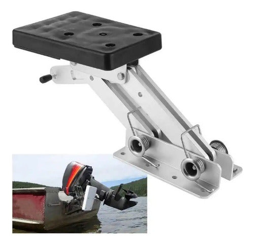 Suporte Para Motor De Popa Auxiliar Limite Até 20 Hp