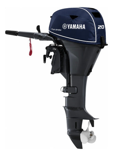 Capa Capô Motor De Popa Yamaha 20 Hp 4 Tempos