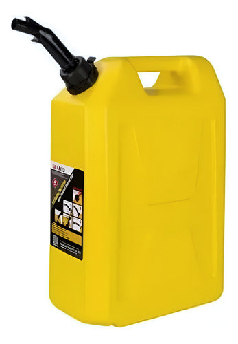Tanque Galão Combustível 10 Litros Amarelo Original Seaflo