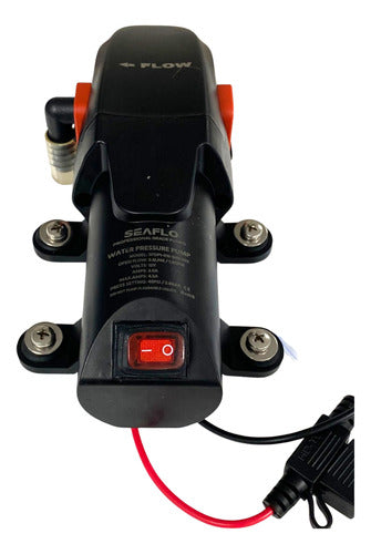 Kit Transferência De Óleo Bomba De Pressurização 1,5gpm 12v Seaflo