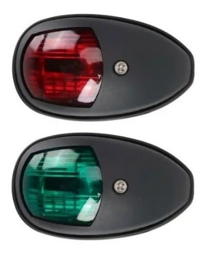 Luz Navegação Bb E Be Par Plástico 12v Led Barcos Lanchas Arieltek