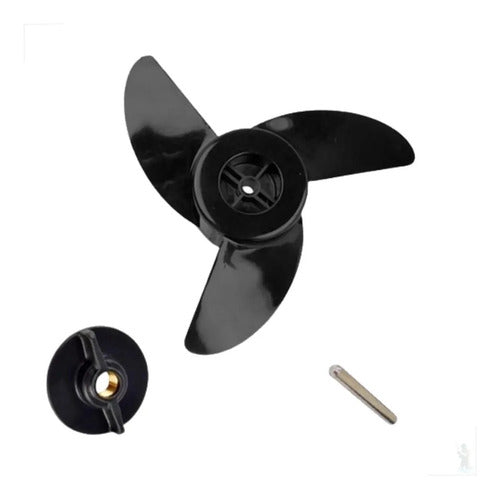 Hélice 3 Pás + Pino Porca Motor Elétrico Phantom 44/54 Lbs