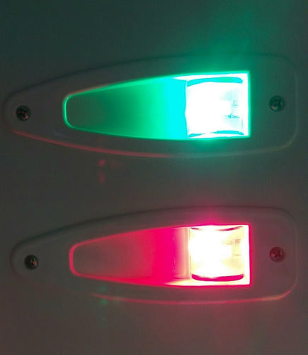 Luz De Navegação Barco Olho De Tubarão Branco Abs Arieltek