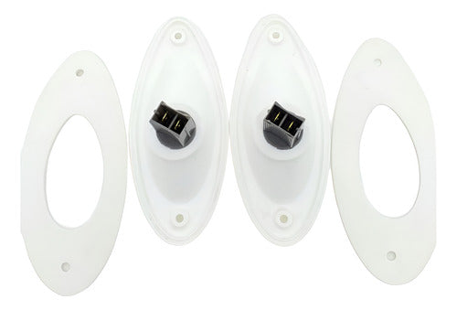Kit Luz De Popa Proa Mastro Bandeira Led Selado
