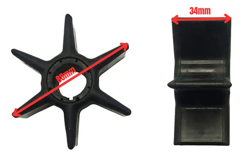 Rotor Da Bomba D'agua Para Motor Popa Yamaha  225 À 300 Hp