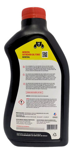 Óleo Menzoil Tcw3 Motor De Popa Barco Lancha 2 Tempos 18 L