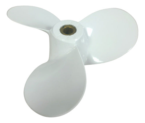 Hélice 8 X 7 Motor Popa Yamaha 8 Hp Pinado
