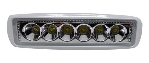 Luz Led Barra Externa 10-30v 6 Leds Motorhome Trailer Barco