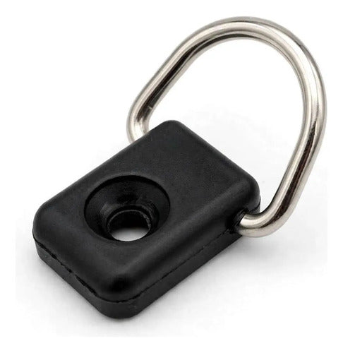 Kit 6 Alças + Corda Elastica Aranha 2,20m Para Caiaques Trançado