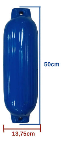 Defensa Náutica Inflável G3 13,75 X 50cm Barco E Lancha Azul