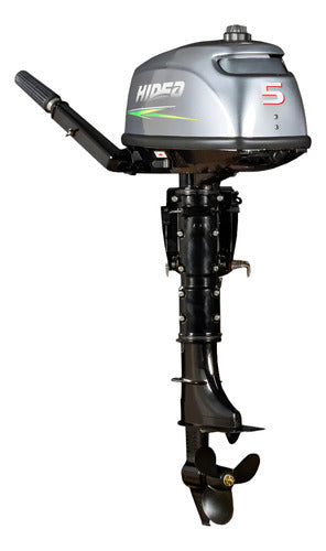 Motor De Popa Hidea 5 Hp 2t Com Partida Manual