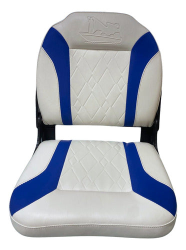 Kit 2 Bancos/cadeiras Sport Barco Lancha Compensado Naval Branco