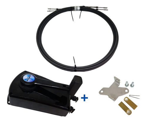 Kit Comando A Distancia Cabo, Adaptador Mercury 40 50 Hp Jap