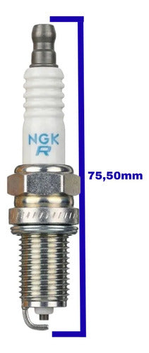 Par Vela Ignição Ngk Dcpr6e Motor Popa Mercury  8/15/20hp 4t